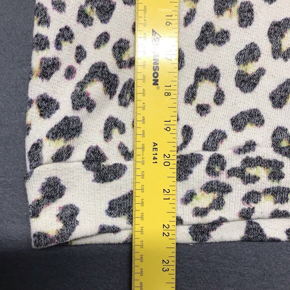 Townsen Womens Animal Print Sweatshirt Pullover Multicolored Terrycloth Sz Large - Picture 5 of 13